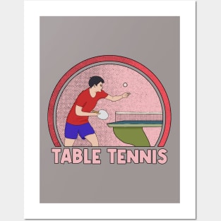 Table Tennis Posters and Art